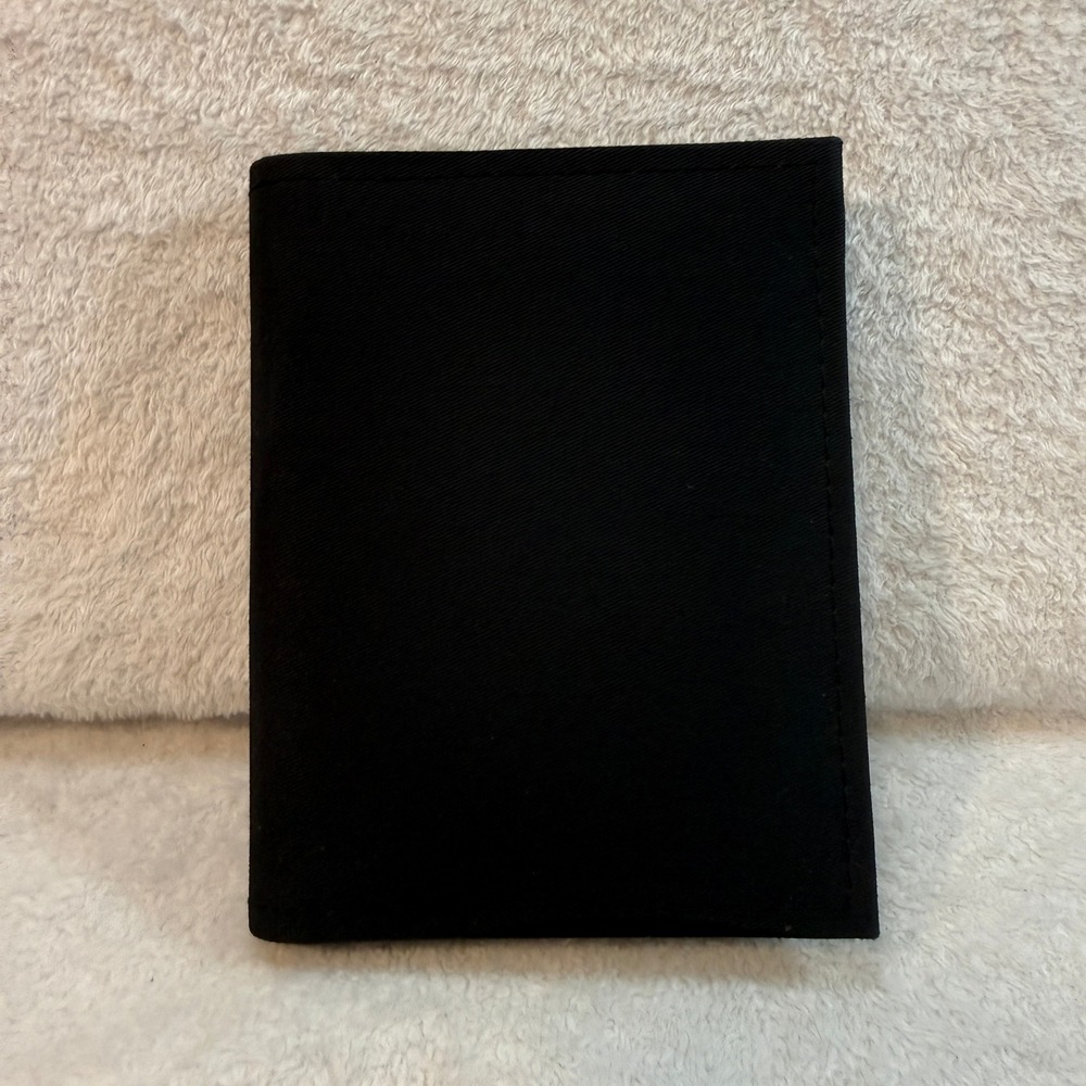 Pottery Barn Mini Photo Album Black Fabric Twill 4x6 Inch Small Picture Book - Picture 2 of 4